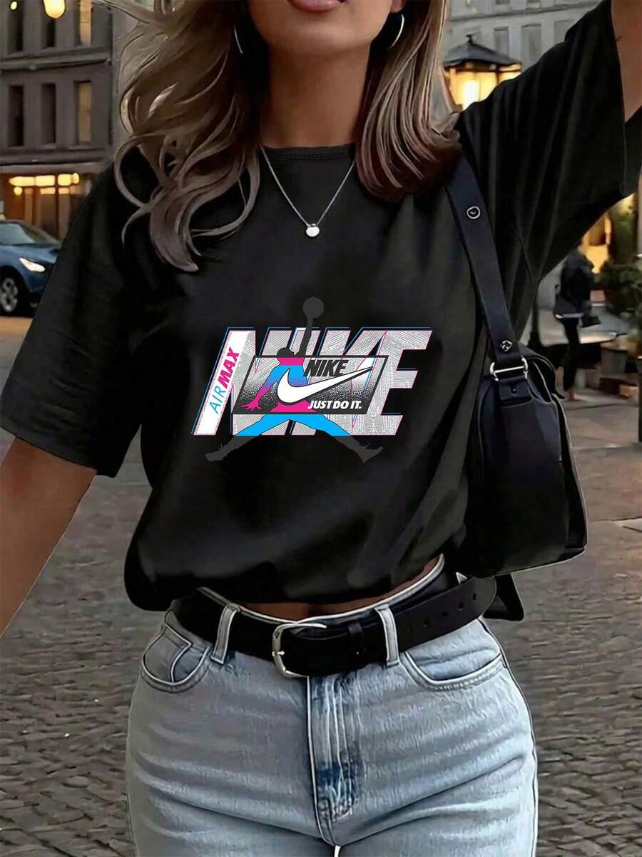 Women T-Shirts - Black - View 1