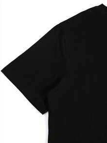 Thick And Comfortable T-Shirt - Unisex Adult T-Shirt With Honey Pot Print And Patterns, Casual Short Sleeve Crew Neck T-Shirt (Size S) - Halloween Costume For Men And Women | Exquisite Design | Loose And Comfortable | Easy To Match | - 黑色 - 查看 5