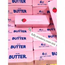 1pc Random Delivery, Soft Cream-Texture Stress Relief Toy - Moist Stretchable Pressure Butter Bar, Cheese Squishy, Squishy Dumpling, Fidget, Squishy - Moistened Stretchable Pressure Butter Bar - View 3