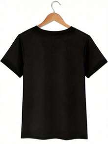 blusas 2026 Nueva Camiseta para Mujer 1PSC [Nueva Recomendación] Camiseta con Estampado de Patrón NICU, Casual para Mujer, Vacaciones, Manga Corta, Cuello Redondo, Primavera/Verano, Lavable a Máquina, Nueva Ropa para Mujer, Versátil, Adelgazante, Camiseta Deportiva para Mujer, Adecuada para primavera, verano y otoño. - Negro - Ver 6