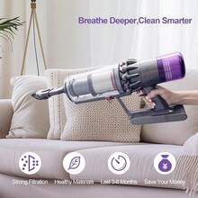 For V11 Vaccum Replacement Filter Adapted To V11 And V15 Cordless Vacuum Replacement Filters - Compatible With SV14 Animal And V15 Detection Models(Not Compatible With V12 And V10 Filters - Purple - 2pcs Filter + 1pc Brush - View 9