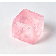 Juguete de apretar Squishy-Nuevo Queso Glaciar-Queso Borgoña-Juguete de alivio del estrés-Juguete de apretar Queso Glaciar Transparente-Queso de apretar de alta estética-Squishy-Apretar de maltosa transparente-Rebote lento-Tacto súper suave-Juguete de alivio del estrés súper-Juguete para niños-Juguete para niñas-Regalo perfecto - Multicolor - Ver 9