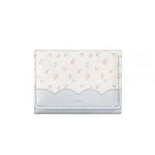 Minimalist Ins Style Sweet Short Multi-Function Pink Floral Wallet Coin Purse Card Holder - Multicolor - View 11