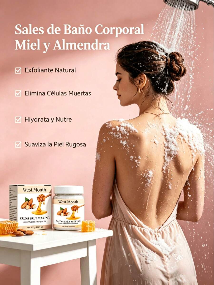 Bath Salts - Honey Almond Body Scrub Bath Salt - View 1