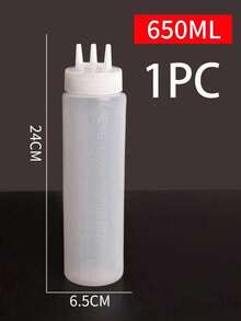 Squeeze Bottle Multi-Function Kitchen Squeeze Bottle - PVC-Free Large Nozzle Dispenser Bottle Refillable Sauce And Syrup Container, Suitable For Kitchen And Restaurant, Leak-Proof Self-Sealing Design Condiment Bottle, Suitable For Ketchup - Multicolor - View 13