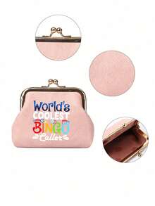 Vintage Colorful Coin Purse For Women, Retro PU Leather Small Wallet With Metal Clasp, Suitable For Hoodie Pocket Or Mini Crossbody Bag, Great For Student Back To School Gift, Teacher's Day Gift, Mother's Day Gift, Wedding Bridesmaid Gift, Party Essential, Cute Christmas Stuffer, Bingo Night Accessory, Graduation Gift For Her - Multicolor - View 8