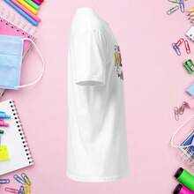Playera para Maestra, La Mejor Maestra del Mundo". Dia de los maestros. Profesora. Señorita. Primaria Secundaria Camiseta de manga corta para niños - Blanco - Ver 5
