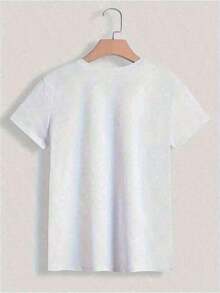 Blusa Nueva, Superventas, Estilo Vintage, Blusas Bonitas, 100% Algodón, Camisas Para Hombre, Camiseta Manfinity Para Hombre y Mujer, Camiseta Para Mujer, Camiseta Para Dama Con Estampado 'Spanish Faith', Estilo Retro Artístico, Top de Manga Corta, Camiseta Floral 'Marcos 9:23', Estilo Sencillo Para el Día a Día, Cuello Redondo, Manga Corta, Ropa de Mujer, Ropa de Verano, Elementos de Fe, Camiseta Básica, Estilo Urbano Diario, Top Blanco, Diseño de Nicho, Estampado Floral en Contraste, Cómoda y Versátil, Personalizada y Llamativa, Ropa Casual Diaria, Ropa Para el Día a Día, Tallas S-XXXXL. Ropa de Mujer a la Moda, Blusas Coloridas, Blusas Vintage de Verano para Mujer, Ropa Y2k, Ropa de Verano para Mujer, Conjuntos de Primavera para Mujer - Blanco - Ver 2