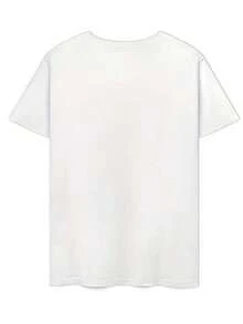 Camisetas casuales de manga corta para primavera y verano, ropa de mujer Blusas Bonito 100% Cotton - Blanco - Ver 3