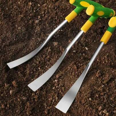 1pc Gardening Trowel, Manganese Steel Vegetable Harvesting Shovel, Outdoor Weeding Tool