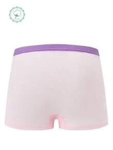 8pcs/Pack Girls' Soft & Comfortable Cute Pattern Briefs - Multicolor - View 3