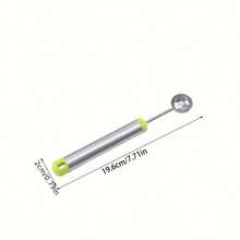 1/2 chiếc muỗng múc dưa bằng thép không gỉ - Muỗng múc trái cây & kem, dụng cụ nhà bếp, tiện dụng cho gia đình và du lịch - Nhiều màu - Xem 2