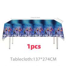 Hasbro 1/2 Pieza Mantel de mesa con tema de grupo de chicas, decoración de fiesta de cumpleaños, mantel desechable de PE, adecuado para decoración de fiesta de fans de K-Pop - Multicolor - Ver 13