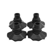 4Pcs Frog Flippers Anti Sink Table Feet Covers Foldable Camping Table Leg Pads Non Slip Wear Resistant Outdoor Camping Furniture Foot Protector - Black - View 14
