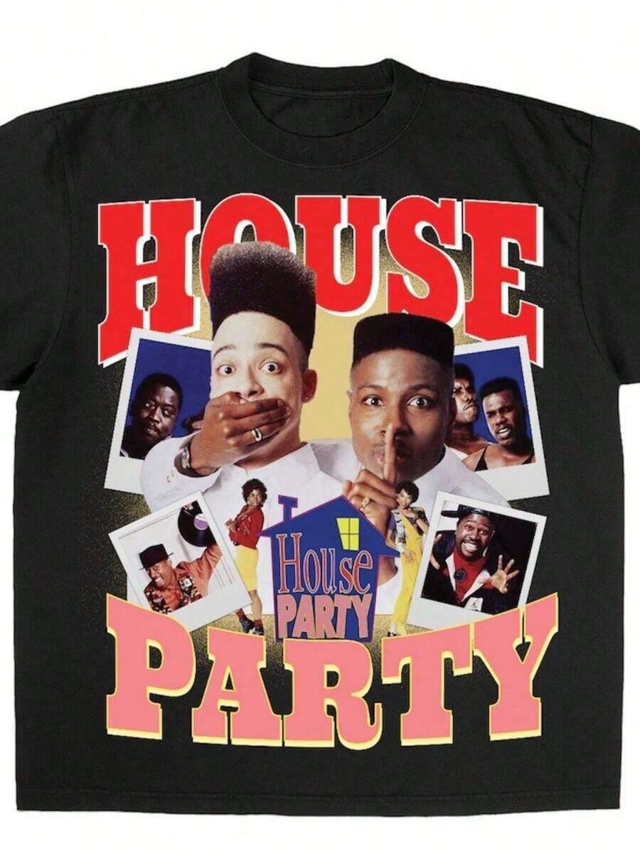 Camiseta para Fiesta en Casa - Negro 2 - Ver 1