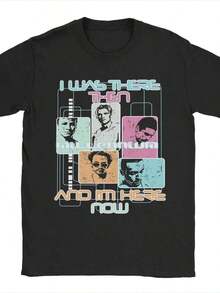 Camiseta de Moda B-Billies para Hombre, Cuello Redondo, Algodón Puro, Manga Corta, Ropa para Regalo de Cumpleaños - Multicolor - Ver 6