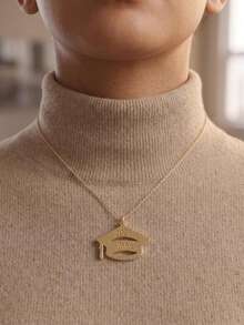 Customized Graduation Cap Necklace With Name, Personalized Commemorative Jewelry, Customized Graduation Necklace With Graduate's Name, Customized High School/University Graduation Gift, Meaningful Graduation Commemorative Premium Necklace, Personalized Gift For Her/Daughter, Graduation Friend Gift - Multicolor - View 6