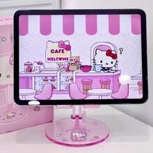 SANRIO Giá đỡ đa năng Hello Kitty & My Melody Sweet Series - Giá đỡ điện thoại, giá đỡ điện thoại dễ thương tiện dụng trên bàn làm việc, giá đỡ máy tính bảng đa chức năng, giá đỡ để bàn cạnh giường, giá đỡ gấp gọn di động - A - Xem 4