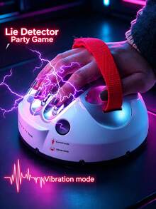 1pc Dual-Mode Lie Detector Game, Truth Or Dare Party Prank Toy, Stress Relief Interactive Game For Teenagers - Multiple Options Available - View 13