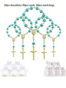 30 bài thánh ca chuỗi Mân Côi nhỏ, 11,99cm Thánh ca dành cho cộng đồng và tướng lĩnh mới bắt đầu - Quà tặng cho lễ hội điện, đám cưới | Thánh ca đơn giản | Thánh ca chuỗi Mân Côi - Nhiều màu - Xem 46