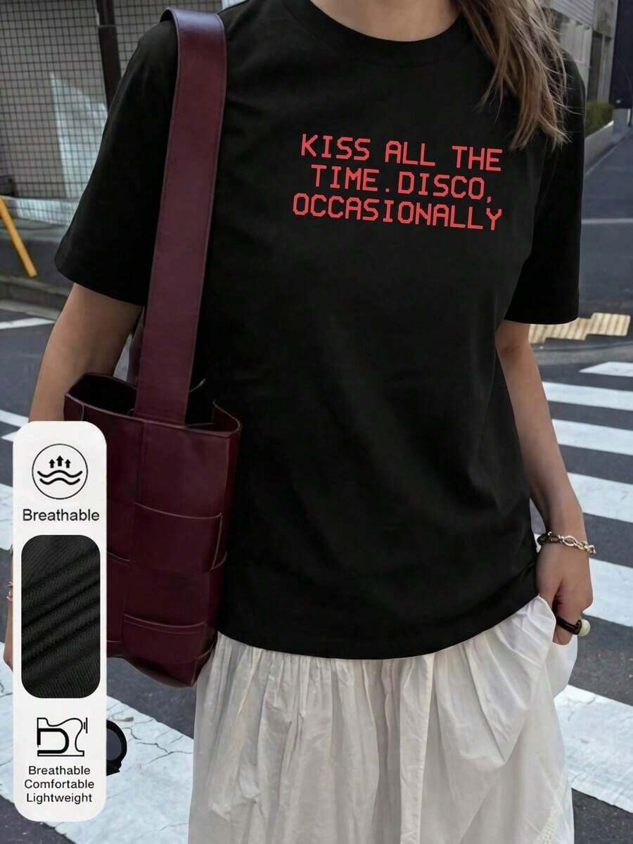 Women T-Shirts - Black - View 1