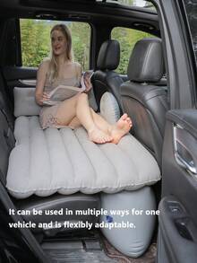 1pc Portable Inflatable Mattress, Inflatable Bed, Multifunctional Mattress For SUV, Outdoor Camping Beach (No Air Pump) - Multicolor - View 3
