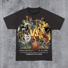 Funny Crew Neck T-Shirt For Men And Women, Women's Fashion T-Shirt, Vintage 90s Vs. Melo T-Shirt, Funny Graphic T-Shirt, Beach Party, Surfing, Picnic, Gift, Airport Outfit, Spring, Women's Summer Coordination Sets, Simple Summer Outfits, Summer Coordination Sets, Ball Gowns, Autumn, Winter, All Season, Birthday Dress, Party Outfits, Rave Outfit, Women's Office Wear, Curvy, Casual Outfits For Women, Women's Gym Wear, Stylish Resort, Classic Unisex Graphic T-Shirt, Funny Graphic T-Shirt, Beach Party, Surfing, Picnic, Gift, Airport Outfit, Spring, Women's Summer Coordination Sets, Simple Summer Outfits, Summer Coordination Sets, Ball Gowns, Autumn, Winter, All Season, Birthday Dress, Party Outfits, Rave Outfit, Women's Office Wear, Curvy, Casual Outfits NB10 - Black - View 6