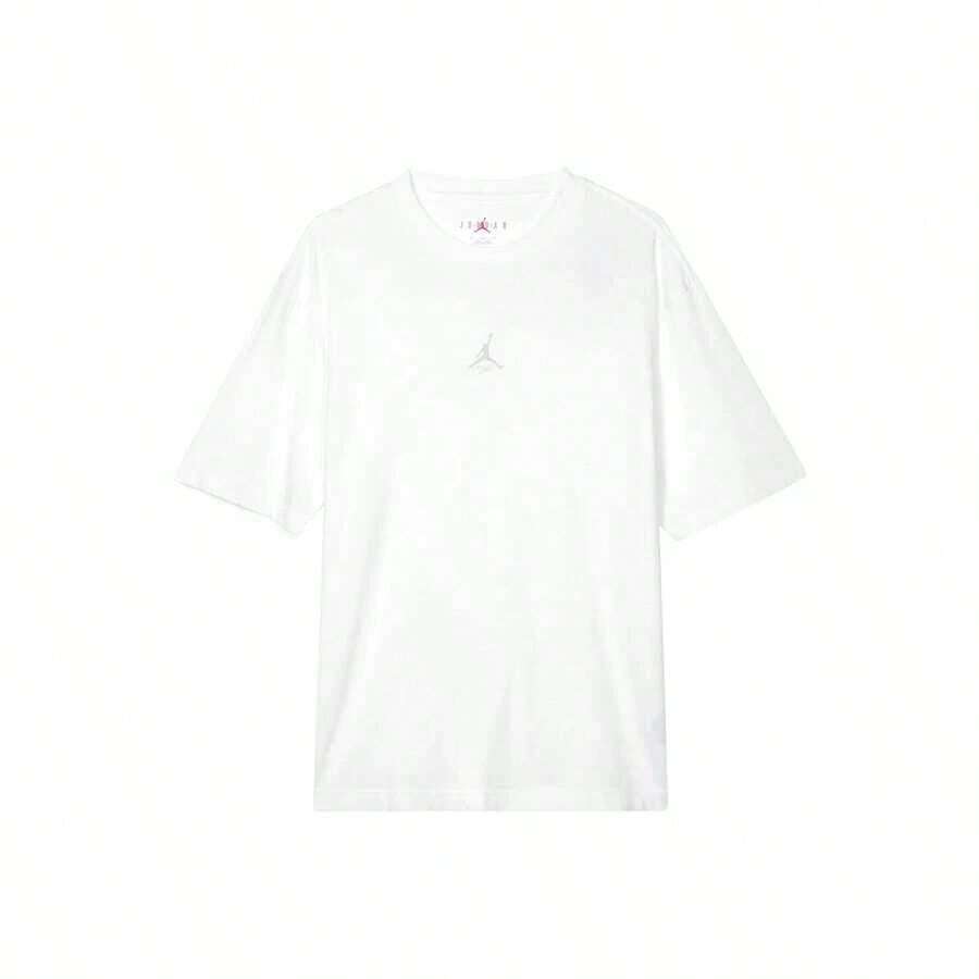 Camiseta deportiva casual de cuello redondo de manga corta - Negro - Ver 1