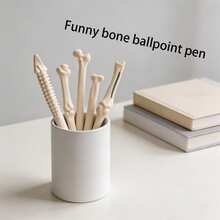 4/8pcs Creative Bone-Shaped Ballpoint Pens, Various Stylish Designs, Writing & Drawing Pens, Small Gifts, Perfect For Nurses, Doctors And Office Use - Multicolor - View 12