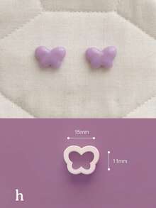 Mini Clay Cutters, Polymer Clay Molds For Cute Mushroom, Duck & Floral Earrings, Ideal For Kawaii, Whimsical & Cottagecore Style Jewelry, Great For Casual & Nature Inspired DIY Projects - White - View 14