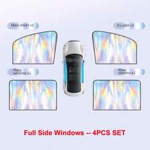 Foldable Car Side Window Sunshade, Magnetic Privacy Curtain, Convenient Storage, Universal Summer Sun Visor - A - View 12