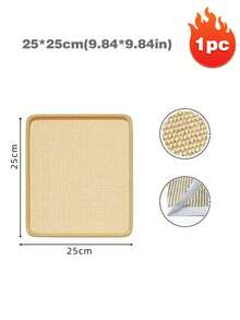 1 Stück, Sisal Katzenkratzbaum, Wandmontage, ein wandmontiertes Sofaschutzspielzeug für Katzen zum Kratzen, kann frei befestigt werden, einfaches Design, aus strapazierfähigem Sisalmaterial gefertigt (bitte beachten Sie das Bild für spezifische Maße) - 30 x 60 cm - Übersicht 14