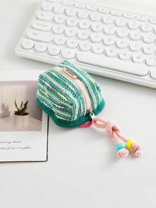 Cute Korean-Style "Little " Wallet | Portable Handbag Coin Purse | Mini Earbud Organizer | Compact Makeup Bag | Mini Wallet | Coin Pouch | Clutch | Travel Pouch - Multicolor - View 11