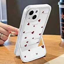 Ốp điện thoại thời trang, sáng tạo, đa chức năng, chống rơi, họa tiết trái tim đỏ, phù hợp với 16 15 14 13 12 11 Pro Max XS XR 7 8 Plus, unisex, quà tặng ngày lễ hoàn hảo JB1 - Nhiều màu - Xem 4