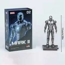 Marvel 漫威系列钢铁侠玩具人偶，精致手工模型，适合桌面摆放，送给男友/老公的酷炫生日礼物，玩具 - 彩色 - 查看 6