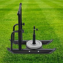Fitness Sled With 5 Height Adjustable Levels, Black Weight Sled For Training, Weighted Training Sled For Homes, Gyms, Fitness Centers - A - View 1