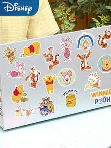 50 miếng dán hoạt hình Winnie the Pooh dễ thương của Disney dùng cho laptop, vali, ván trượt, sổ lưu niệm, đàn guitar, mũ bảo hiểm, graffiti, phong cách thẩm mỹ, quà tặng. - A - Xem 9