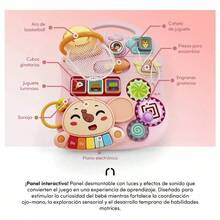 2-In-1 Musical Baby Walker With Interactive Toys And Portable Design - Rose - View 4