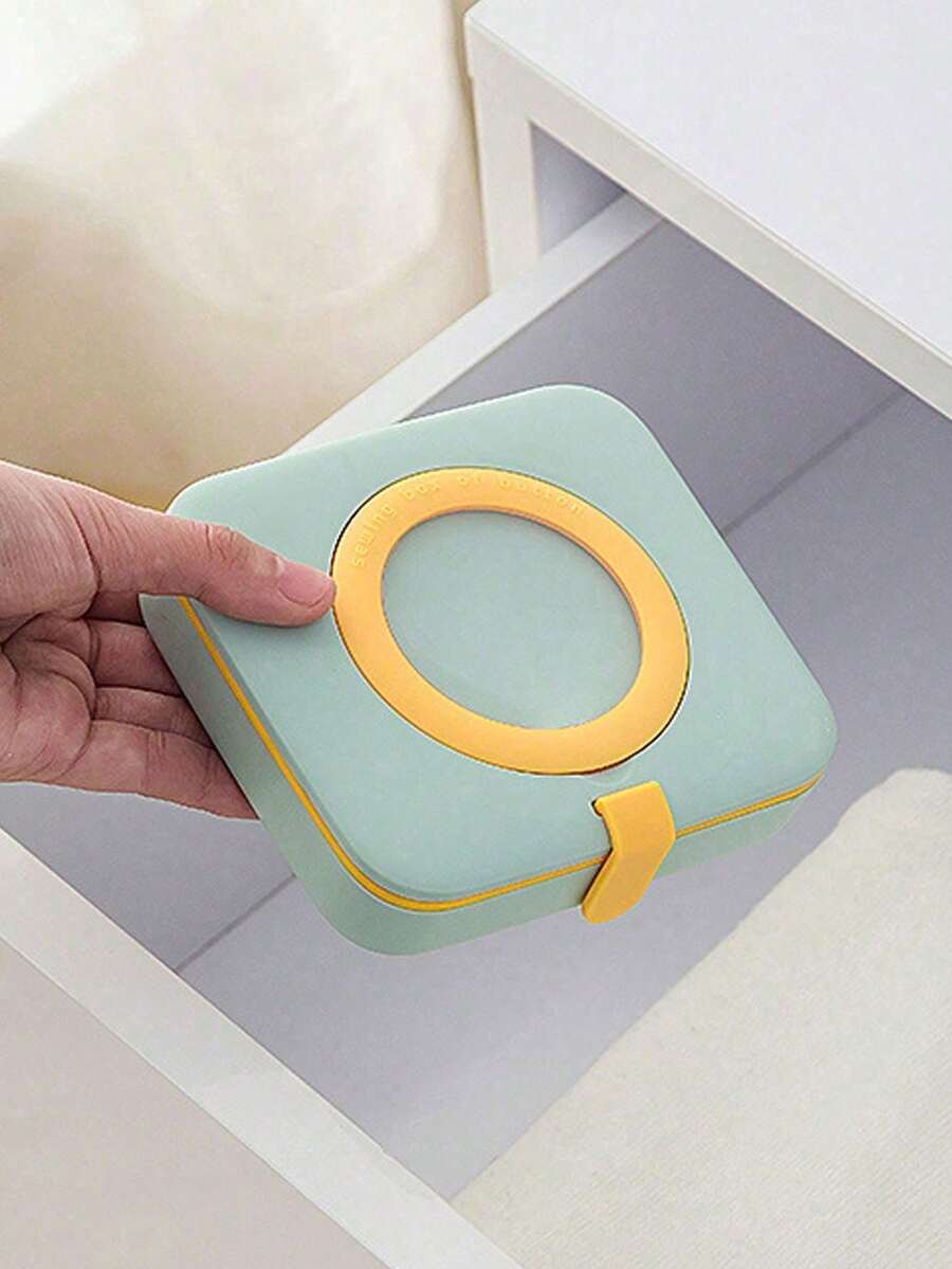 1 Set Home Sewing Tool Kit, Includes Magnifier, Portable Multi-Function Sewing Tools, Sewing Needles, Needle Storage Box - Multicolor - View 1