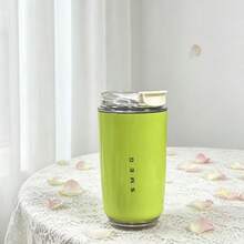 New High-Quality Insulated Tumbler, Office Portable Cup, Coffee Mug, Outdoor Travel Car Cup, Stainless Steel Vacuum Insulated Bottle, Stylish Water Bottle, Portable Double-Wall Insulated Tea, Milk, Coffee Cup, Anti-Scald Drinking Cup - Multicolor - View 6