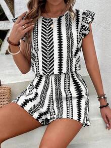 Novedad de verano, pantalones casuales de moda, trajes perfectos para vacaciones, salidas de ocio, diseños impresos, desplazamientos y cada - Multicolor - Ver 2