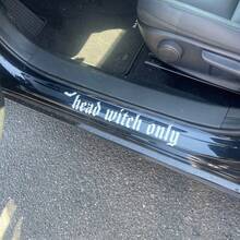 Decal For Car Doorstep Sticker For Witch Decal For Window Sticker Head Witch Only Gift For Friend - A - View 5