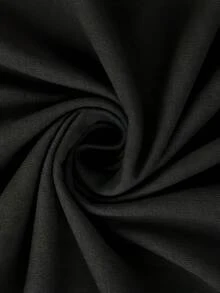 Camiseta de cuello redondo para mujer de edición limitada, cómoda y suave, con diseño de estampado cruzado, adecuada para uso diario casual, diseñpor His Way Is Better. Algodón ligero - Negro - Ver 4