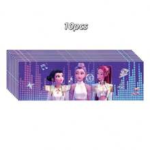 Bộ 10/20/30 miếng dán bình nước chủ đề nhóm nhạc nữ K-Pop bán chạy nhất, giấy dán dùng một lần, khó bong tróc. - Nhiều màu - Xem 4