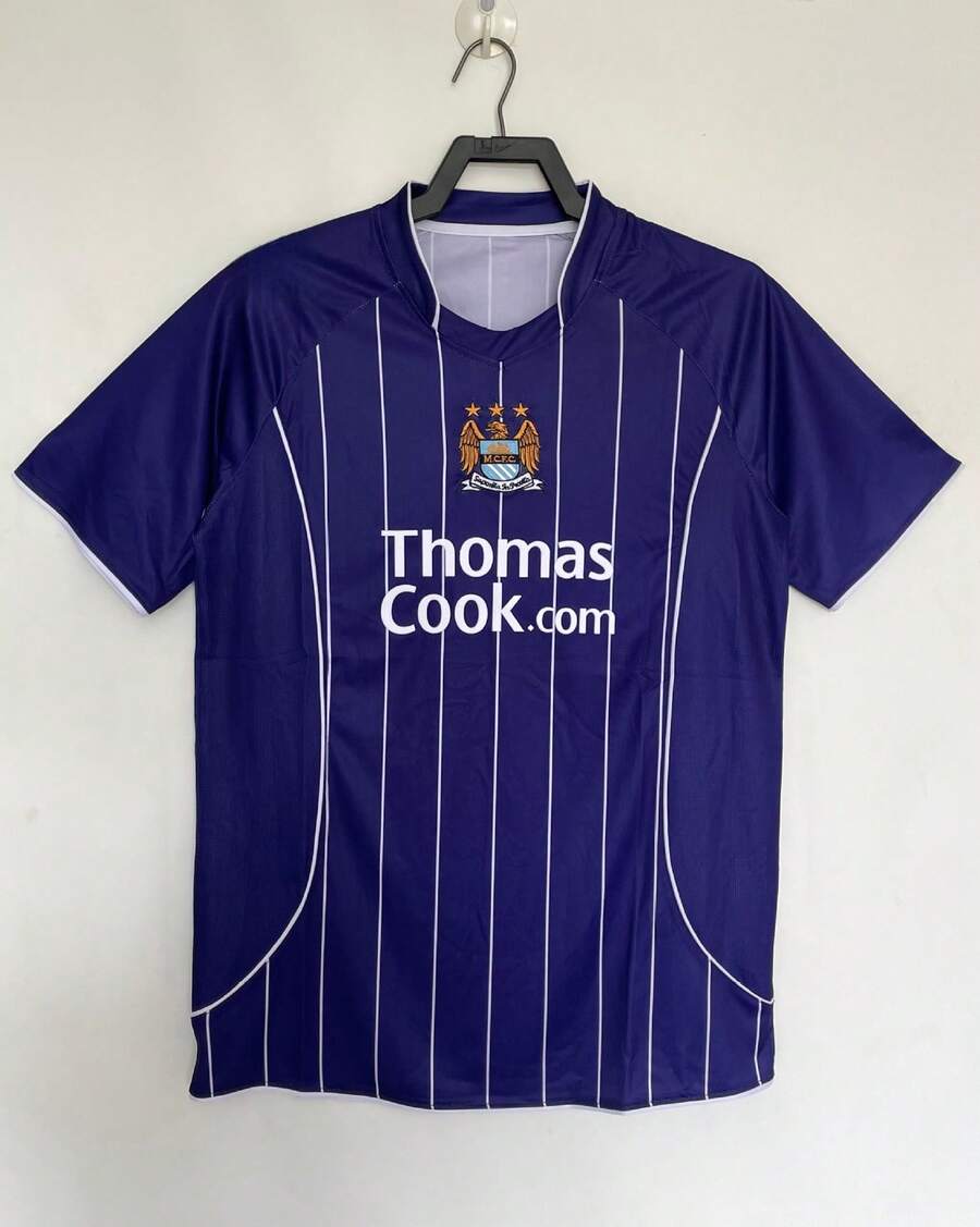 Classic Manchester City Retro Jersey Bundle - Premium Soccer Shirts For True Fans - 07-08 客場 - 查看 1