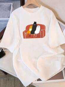 Women T-Shirts - White - View 6