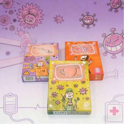 1 Set Organ Transplant Themed Board Game, Adult Casual Party Card Game For 2-6 Players, Fast-Paced And Fun Party Night! Highly Strategic Family And Adult Party Game, Full Of Fun And Competitiveness, Interactive Tabletop Game For Family Parties, Holiday Gift, Game Gift!