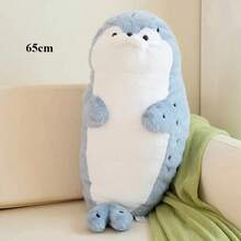 Nuevo juguete de peluche con sello, almohada suave, peluche realista, vida marina, nutria marina, muñeca suave, cojín con sello de simulación, regalo de cumpleaños y Navidad - Puesto marrón - Ver 8