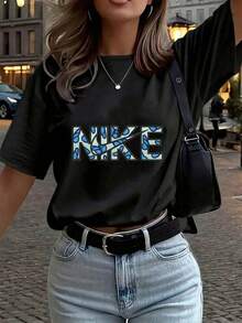 Women T-Shirts - Black - View 6