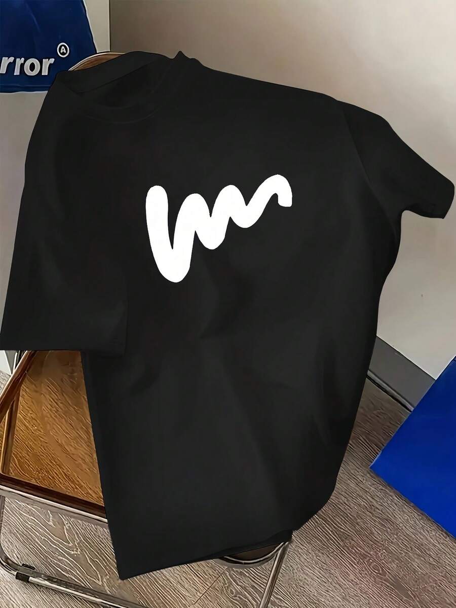 Men T-Shirts - 黑色 - 查看 1